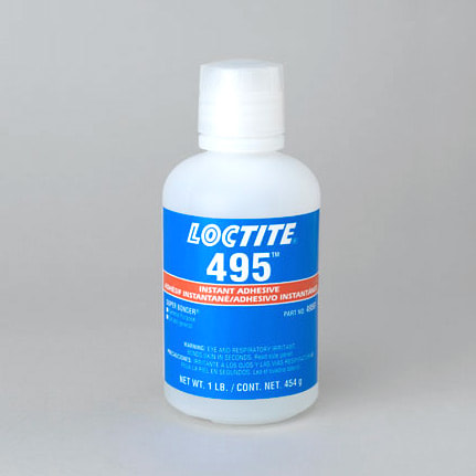 漢高樂(lè )泰 Super Bonder 495 瞬干膠 透明 1磅瓶裝