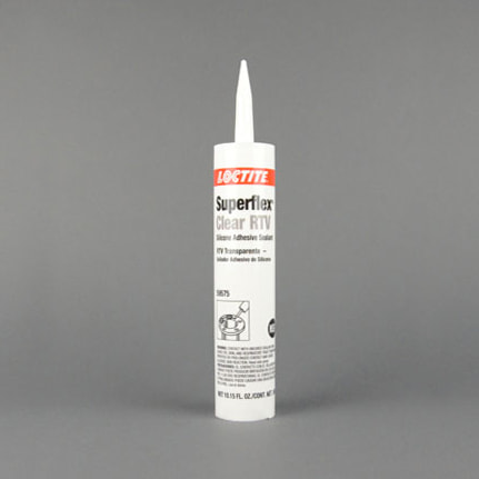 漢高樂(lè )泰 Superflex 595 RTV有機硅粘合密封膠 透明 300毫升 卡筒包裝