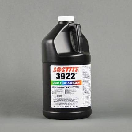 漢高樂(lè )泰 3922 光固化醫療器械膠粘劑 透明 1升桶裝